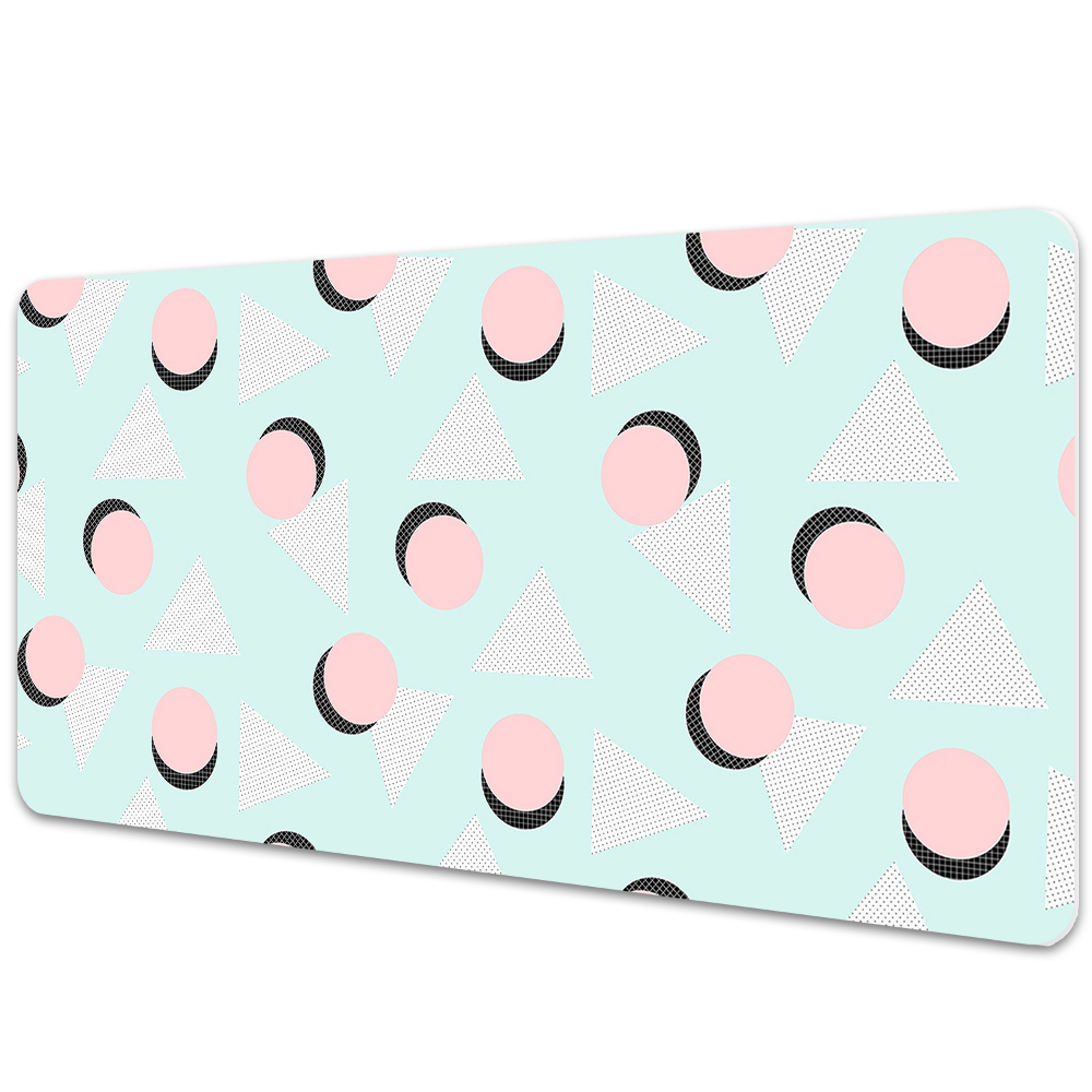 Mata na biurko Koła i trójkąty 100x50 cm