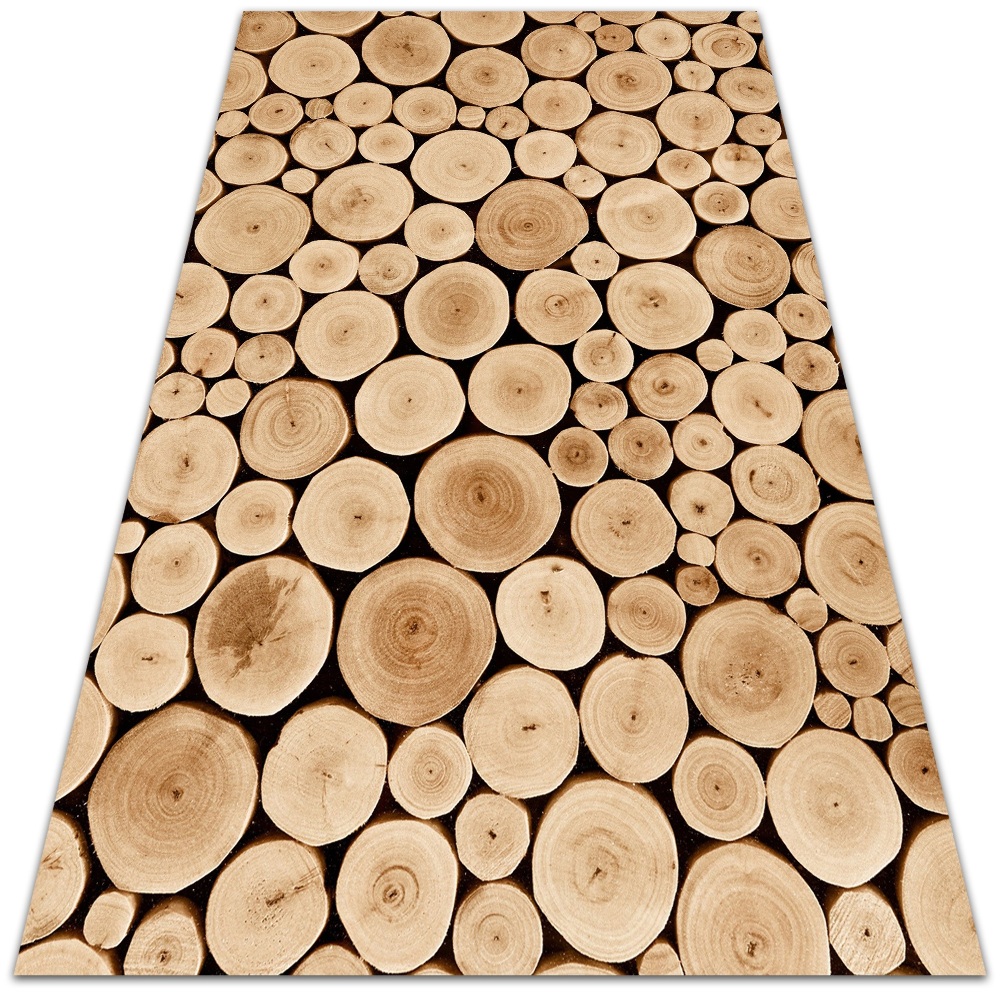 Wewnętrzny dywan winylowy Przekrój pnia 80x120 cm