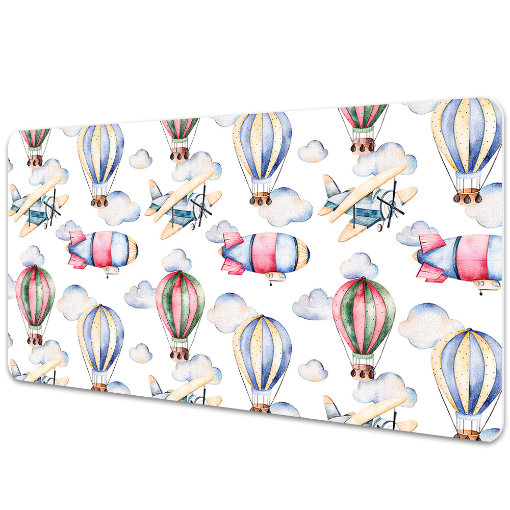 Podkład ochronny na biurko Balony i sterowce 90x45 cm