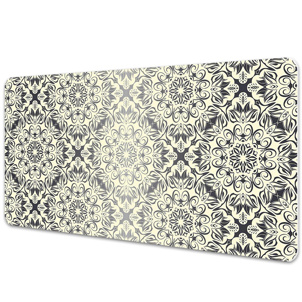 Duża podkładka ochronna na biurko Kwiatowy wzór 90x45 cm