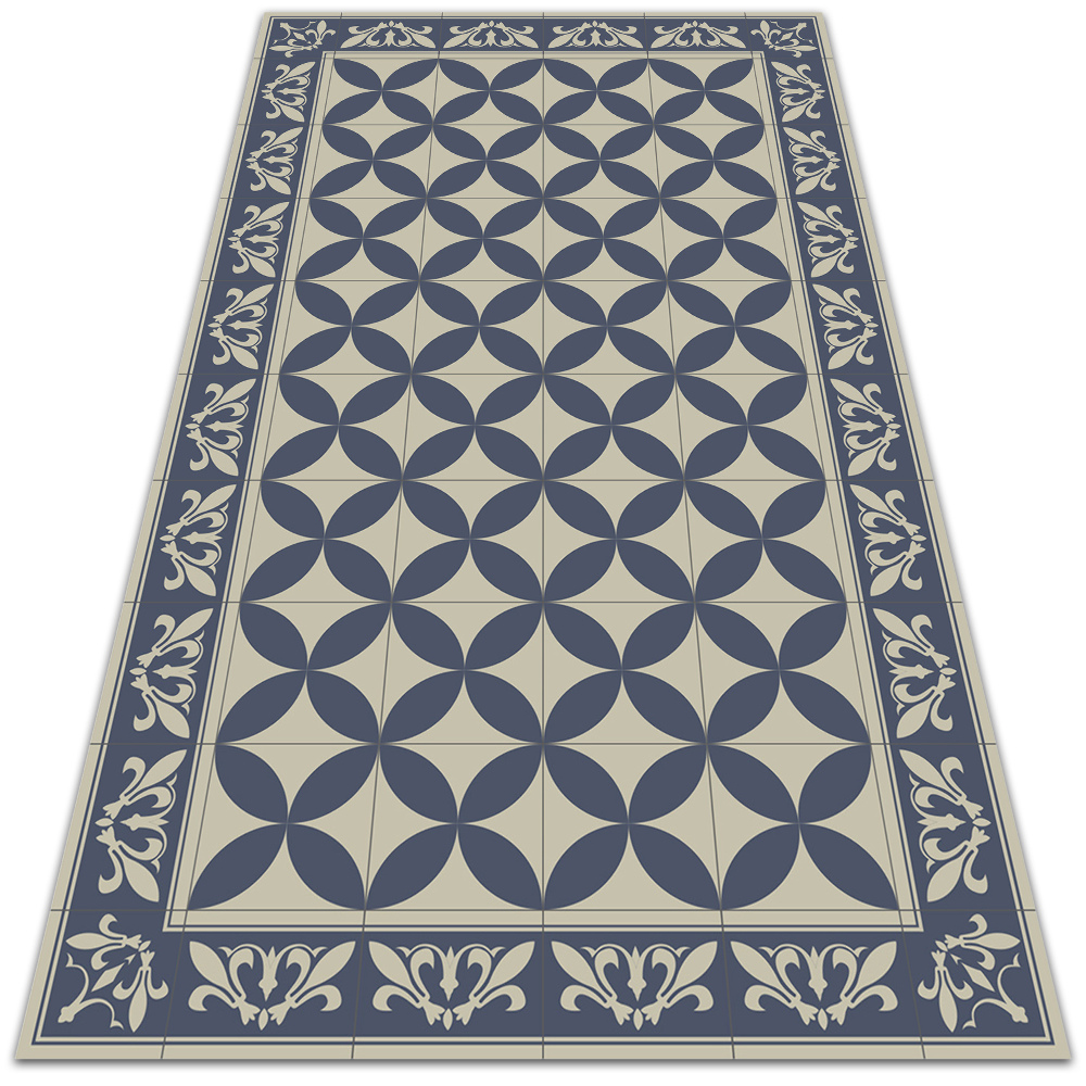 Wewnętrzny dywan winylowy Wzór Azulejos 140x210 cm