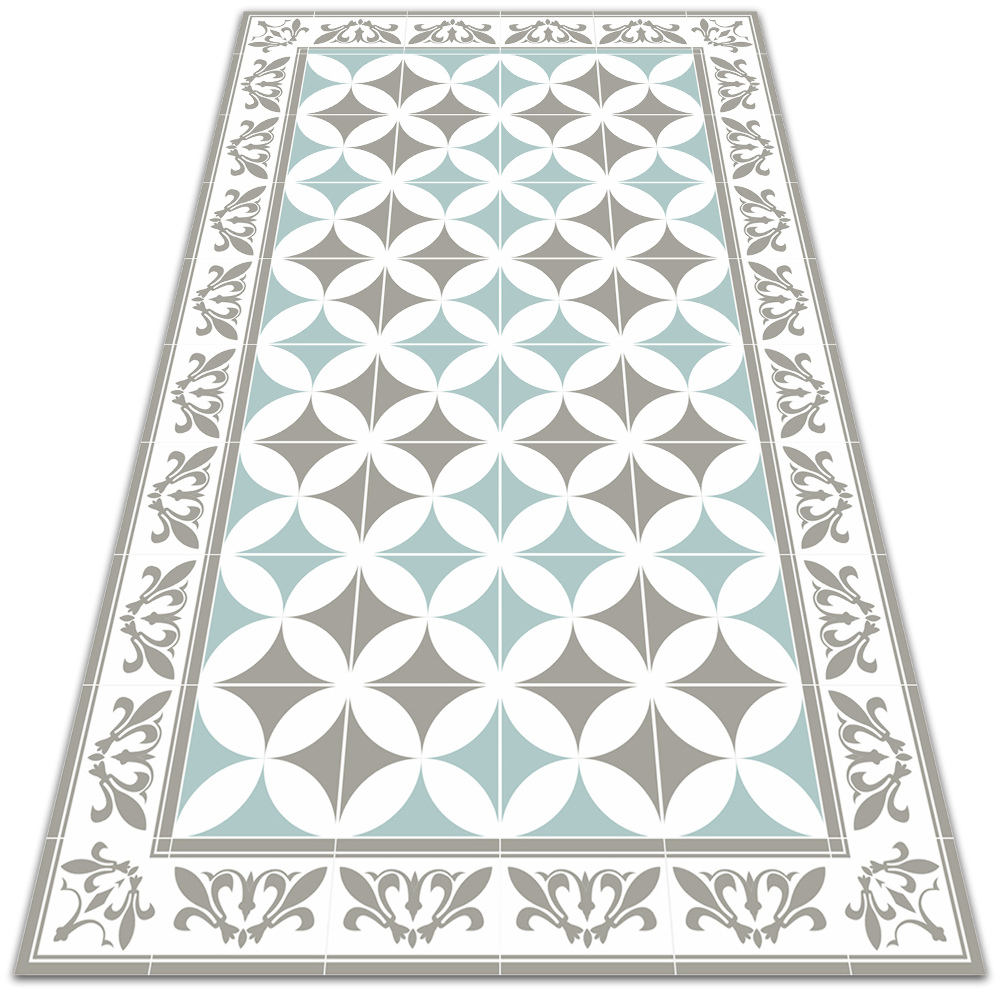 Modny dywan winylowy Portugalskie kafelki 80x120 cm