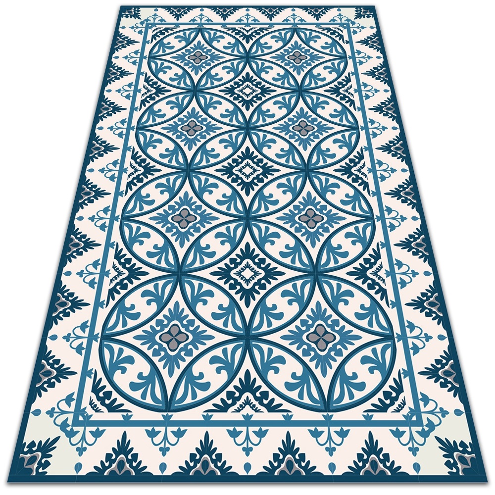 Dywan winylowy do domu Abstrakcyjne koła 150x225 cm