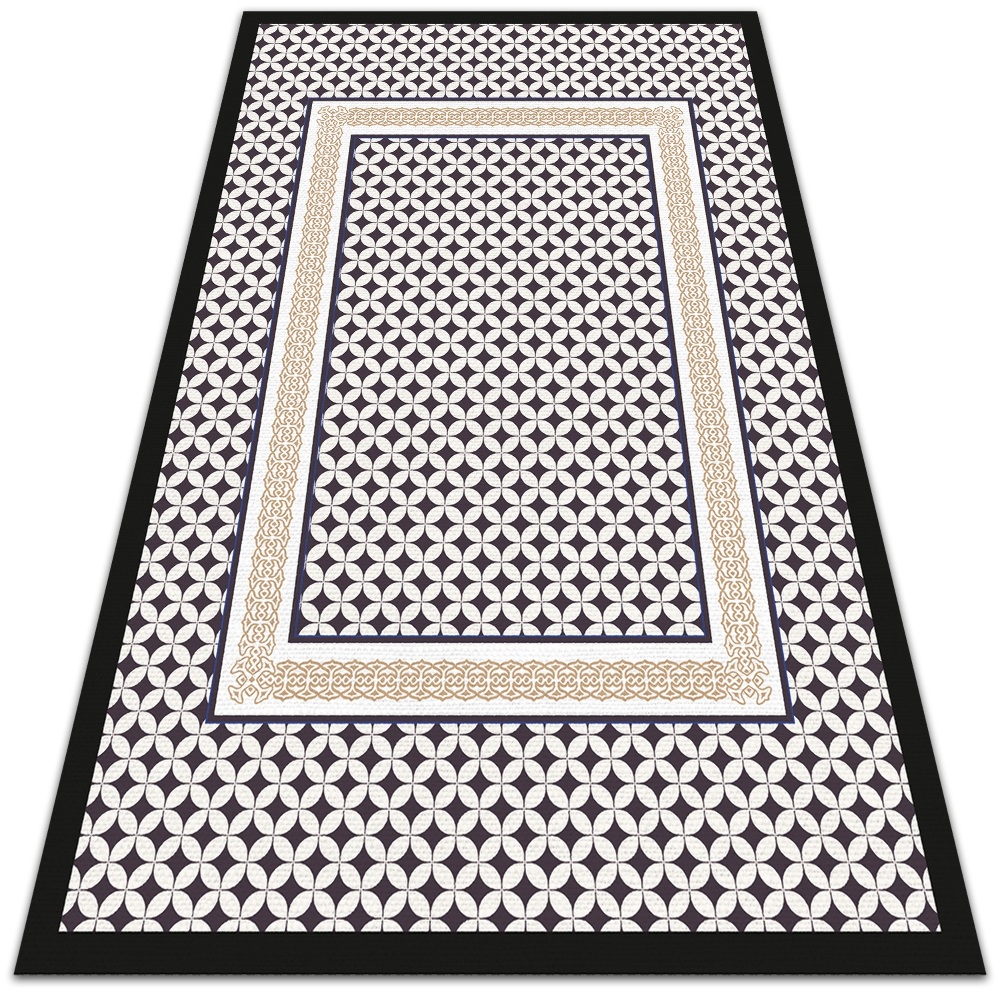 Modny dywan winylowy Geometryczny warkocz 60x90 cm