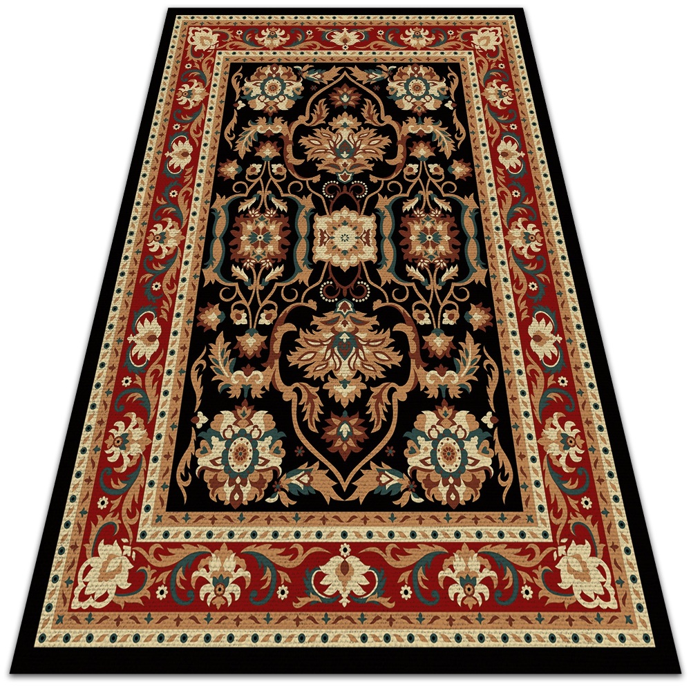 Modny winylowy dywan Retro tekstura 100x150 cm