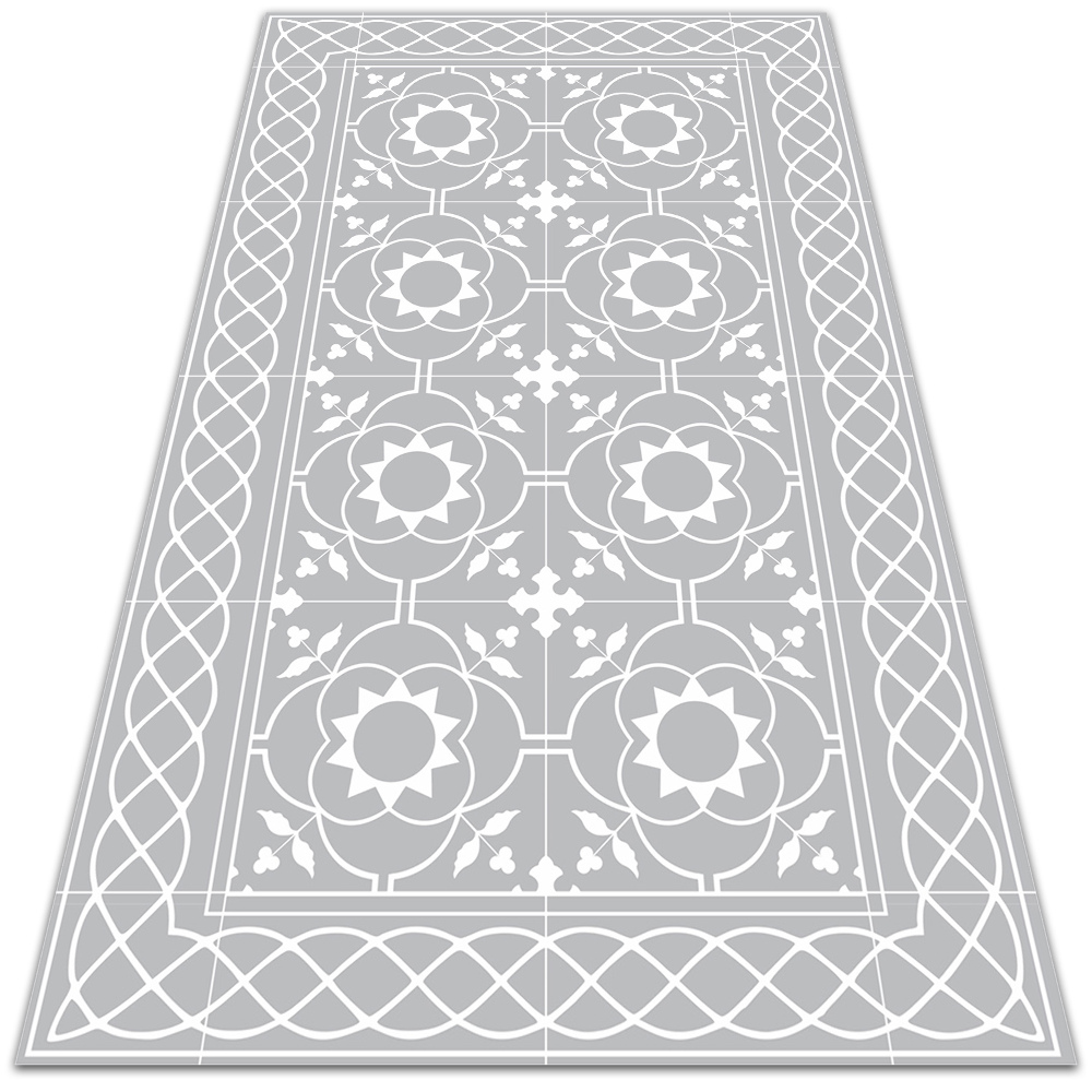 Modny uniwersalny dywan winylowy Symetryczny wzór 150x225 cm