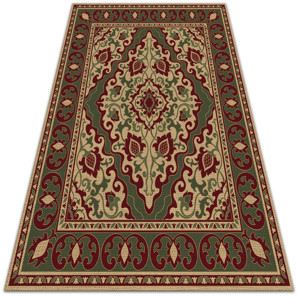 Modny uniwersalny dywan winylowy Symetryczny wzór 120x180 cm