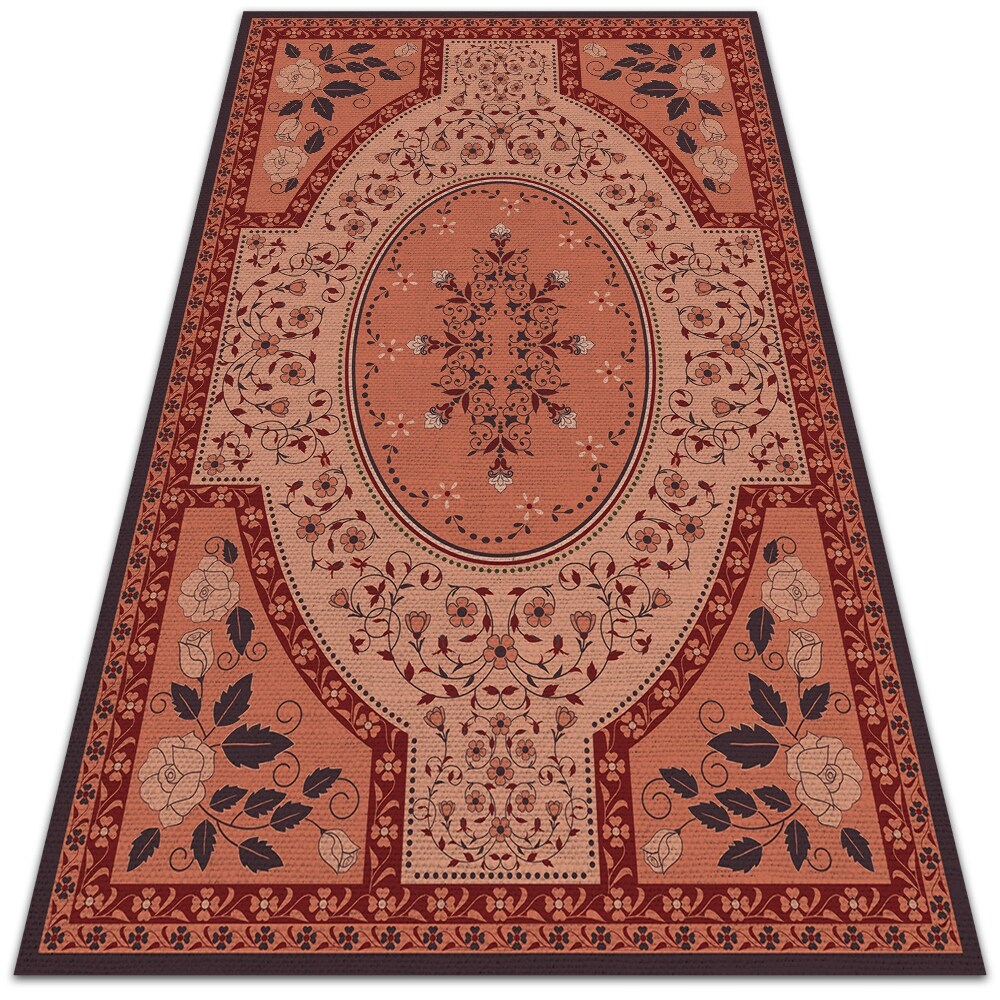 Uniwersalny dywan winylowy Wzór wianek kwiatów 60x90 cm