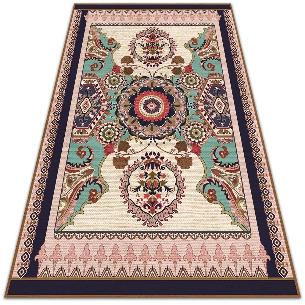 Uniwersalny dywan winylowy Geometryczne kwiaty 120x180 cm