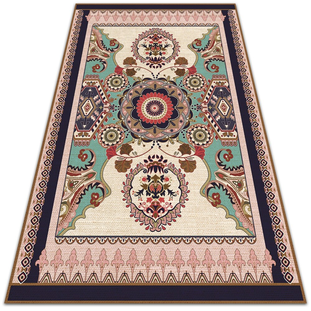 Uniwersalny dywan winylowy Geometryczne kwiaty 150x225 cm