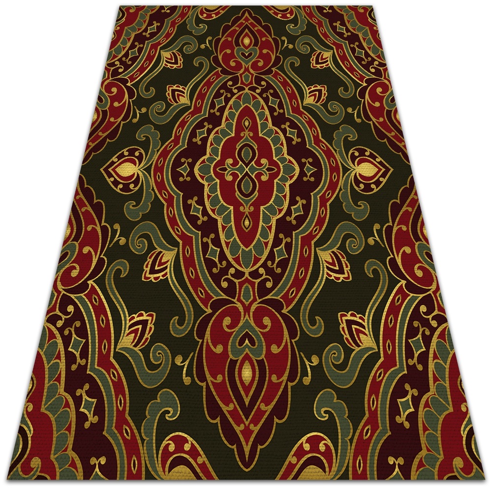 Modny winylowy dywan Roślinne wzory 100x150 cm