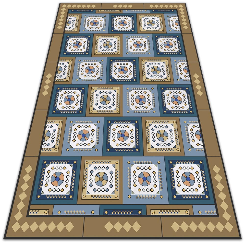Uniwersalny dywan winylowy Geometryczna kostka 80x120 cm