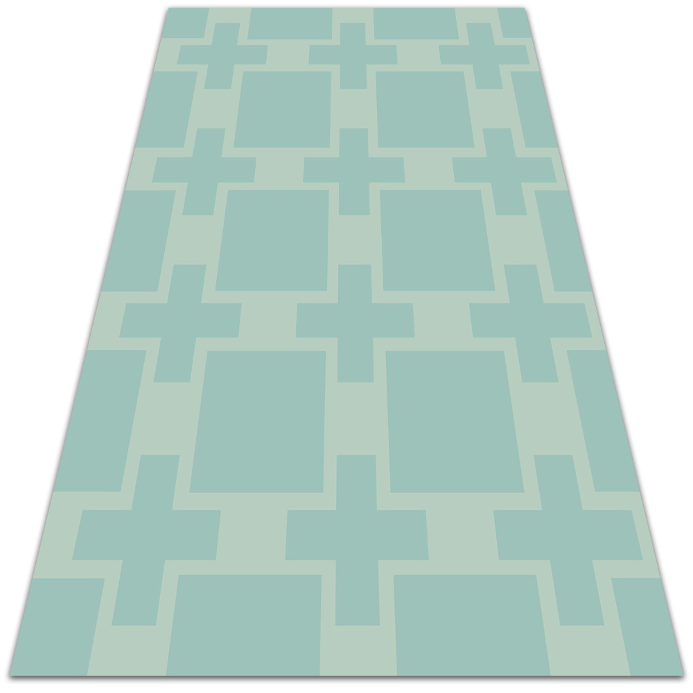 Uniwersalny dywan winylowy Geometryczne krzyże 140x210 cm