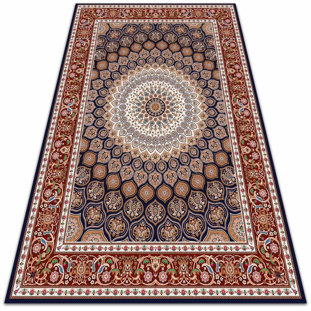Modny dywan winylowy Geometryczna mandala 100x150 cm