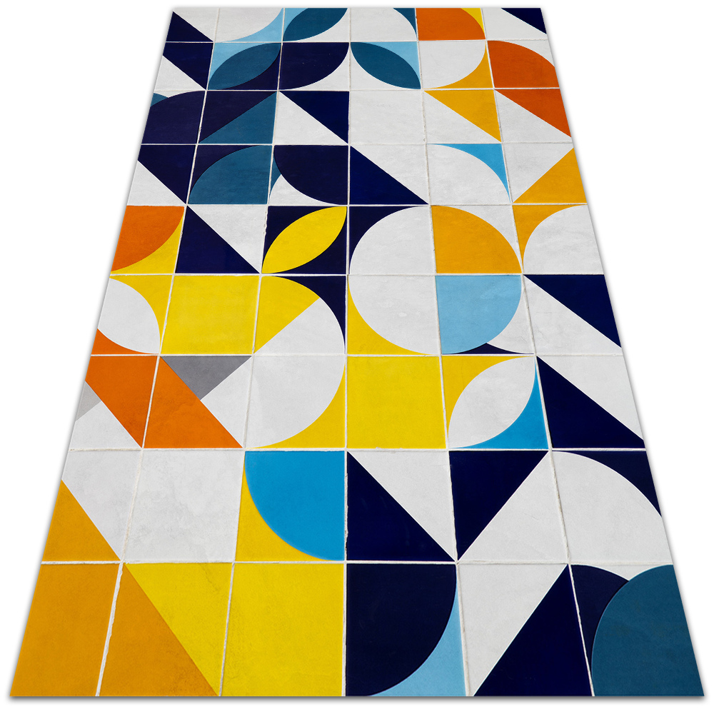 Dywan winylowy Geometryczne kształty 140x210 cm