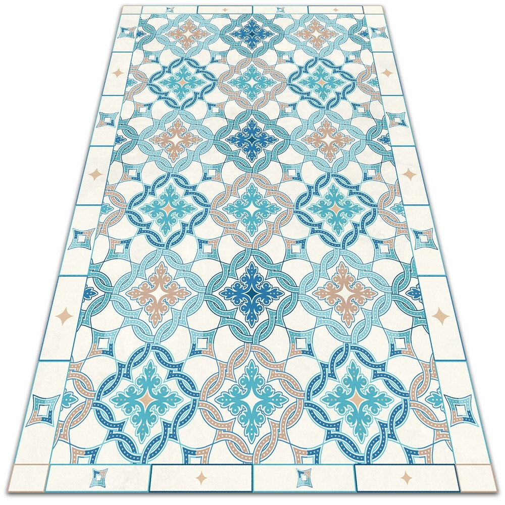 Modny winylowy dywan Geometryczny splot 80x120 cm