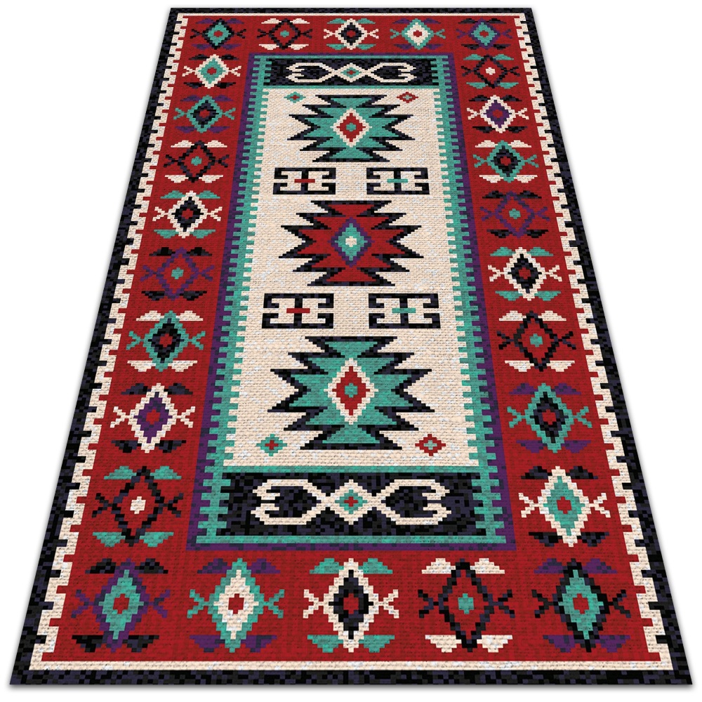 Dywan winylowy Etniczne proste wzory 140x210 cm