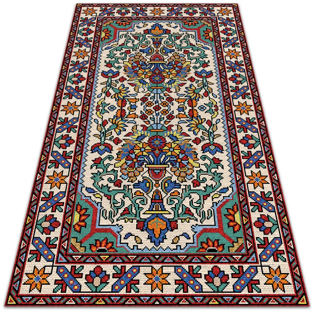 Uniwersalny dywan winylowy Wielokolorowe wzory 120x180 cm
