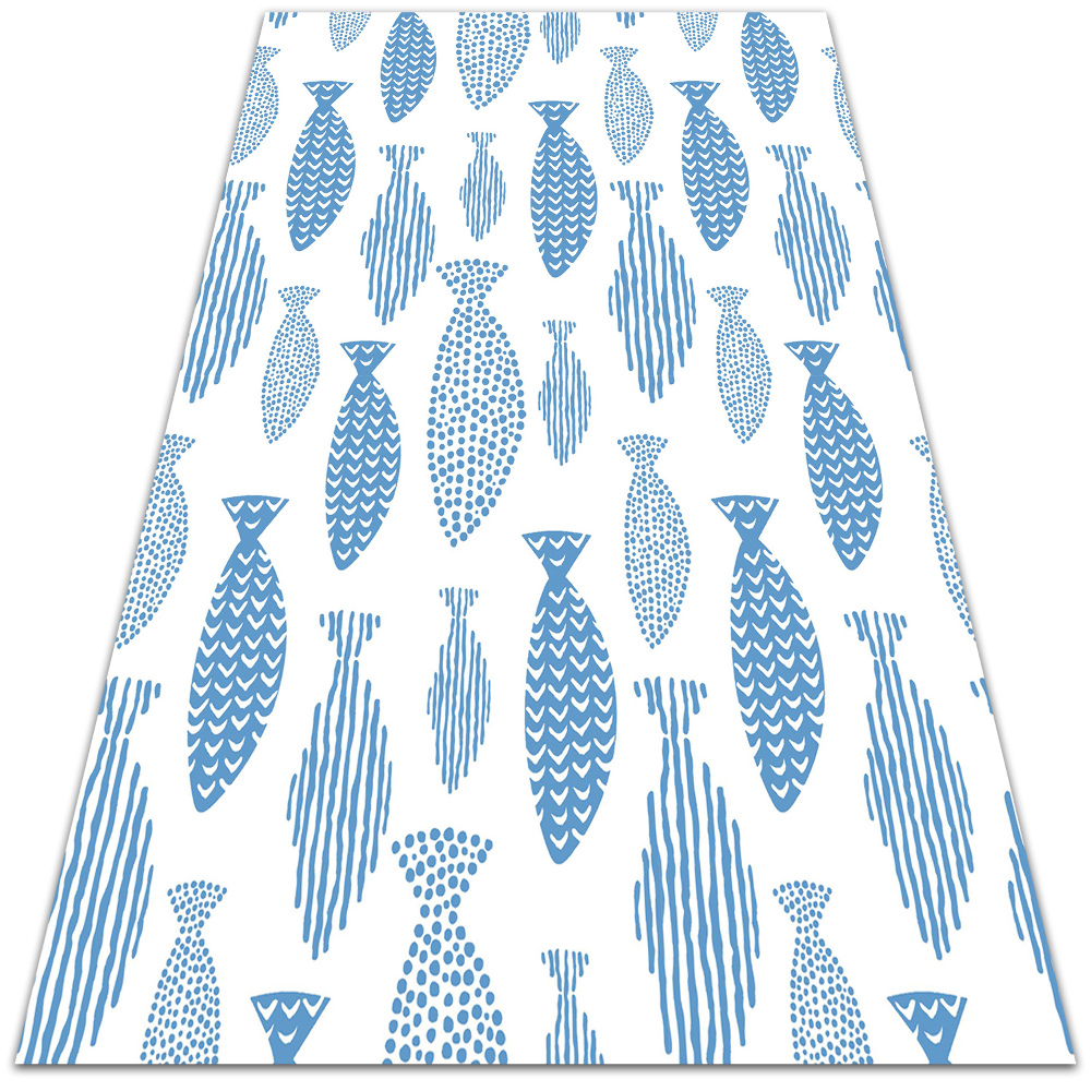 Dywan winylowy wewnętrzny Rybki 100x150 cm