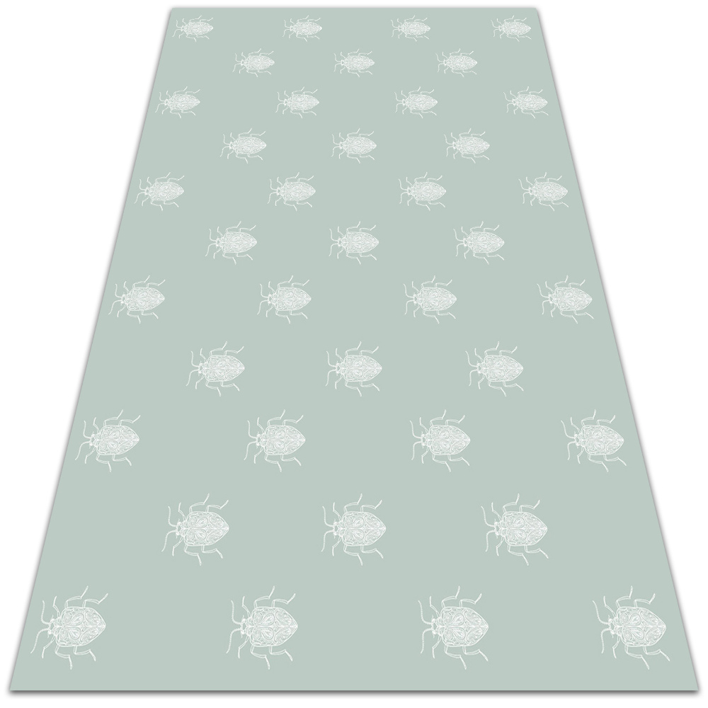 Dywan winylowy do wnętrza domu Robaki 150x225 cm