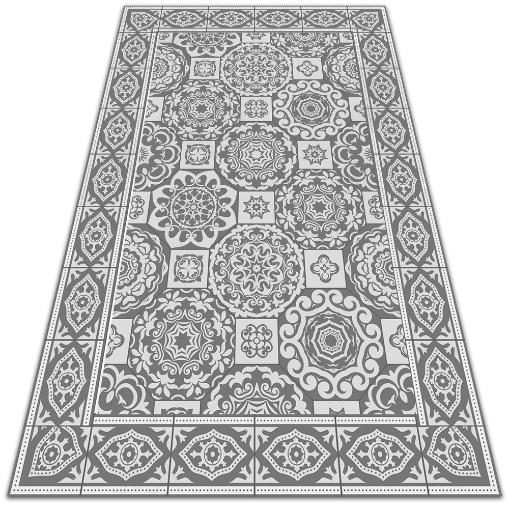 Modny uniwersalny dywan winylowy Grecka geometria 140x210 cm