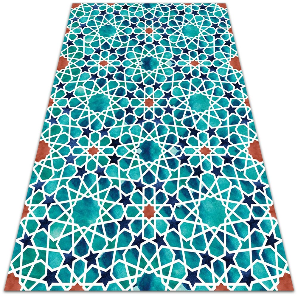 Modny dywan winylowy Geometryczne gwiazdy 120x180 cm
