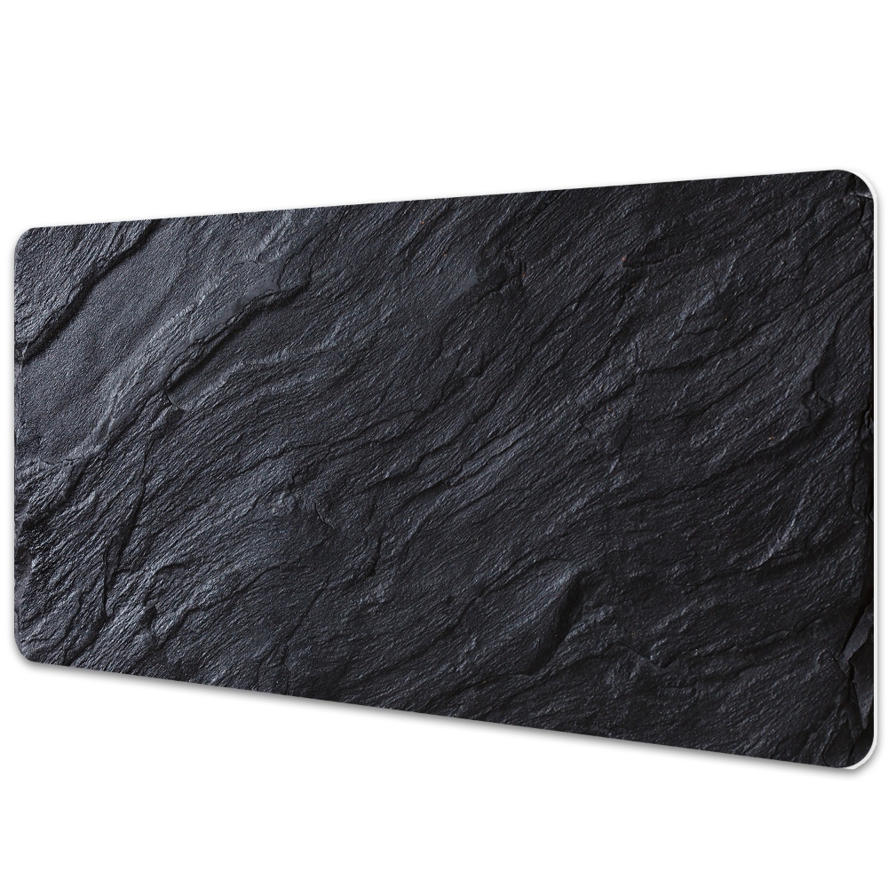 Duża podkładka ochronna na biurko Czarny marmur 90x45 cm