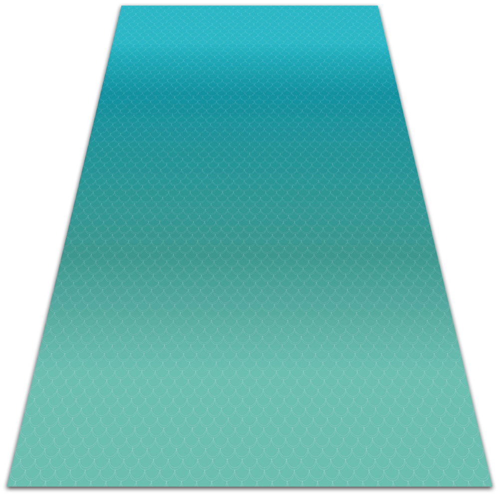 Modny winylowy dywan Geometryczne łuski 120x180 cm