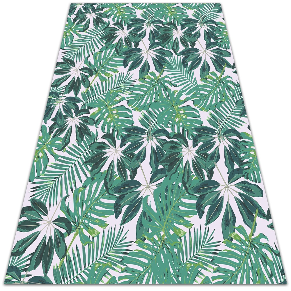 Modny winylowy dywan Palmowe liście 150x225 cm