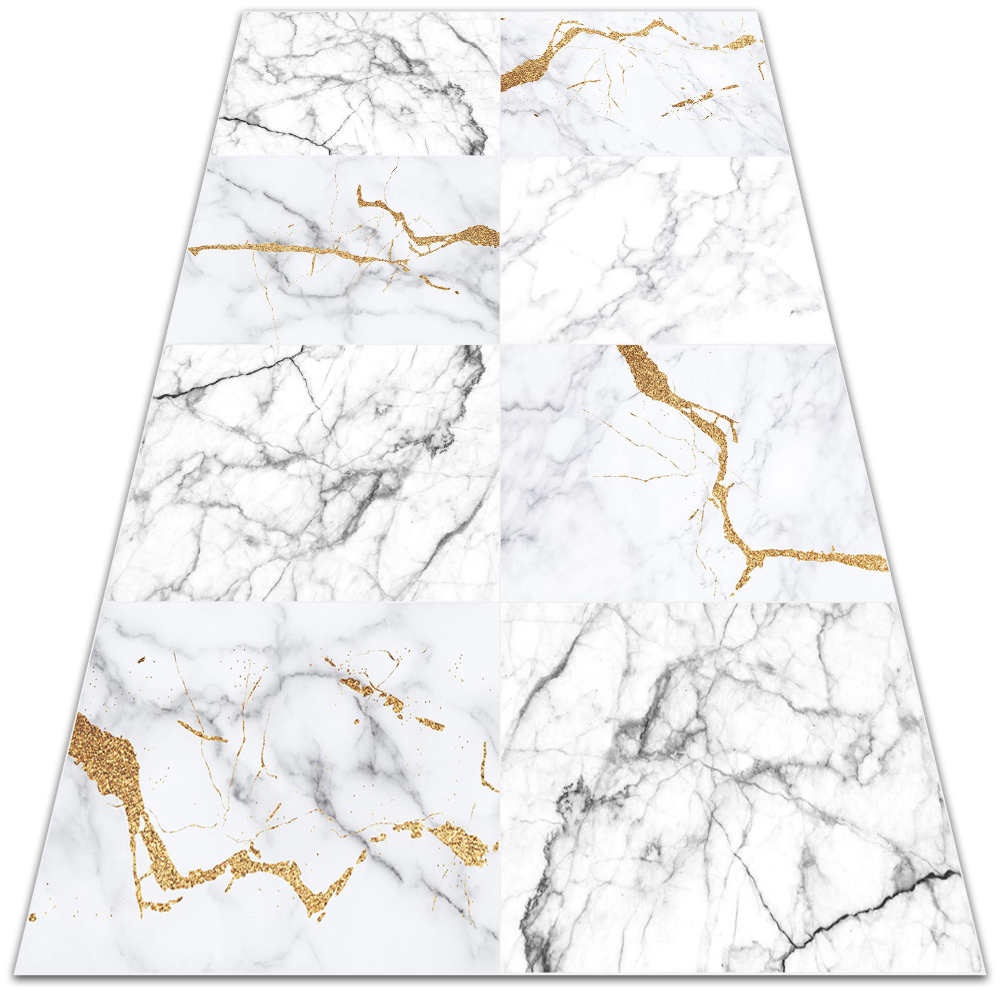 Dywan winylowy do domu Marmurowe kafle 80x120 cm