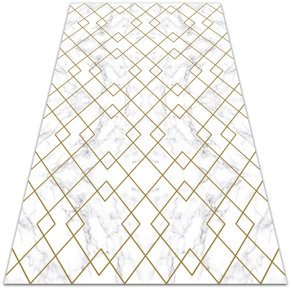 Dywan winylowy do domu Zdobiony marmur 60x90 cm