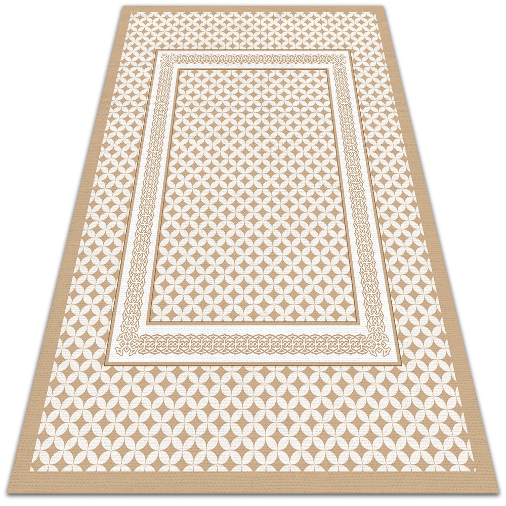 Modny dywan winylowy Geometryczny warkocz 80x120 cm
