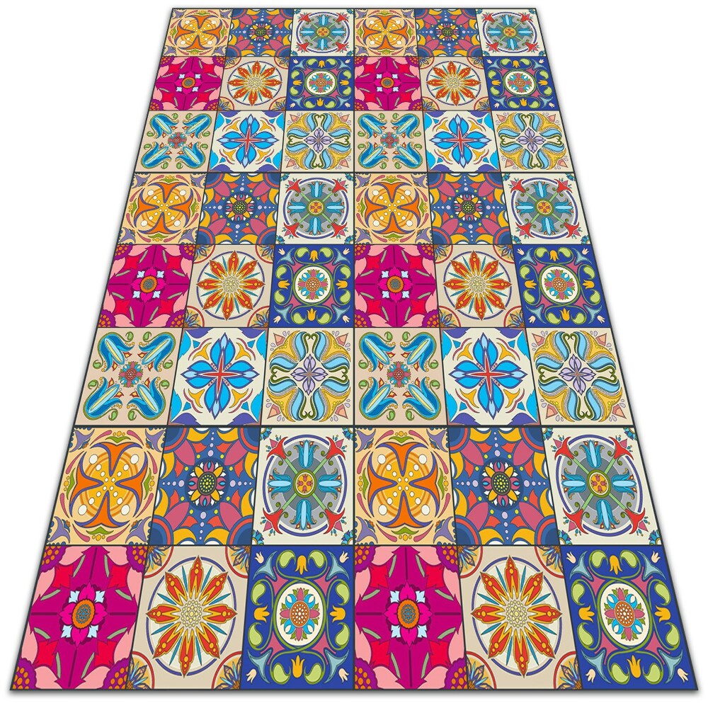 Modny winylowy dywan Portugalskie kafle 120x180 cm