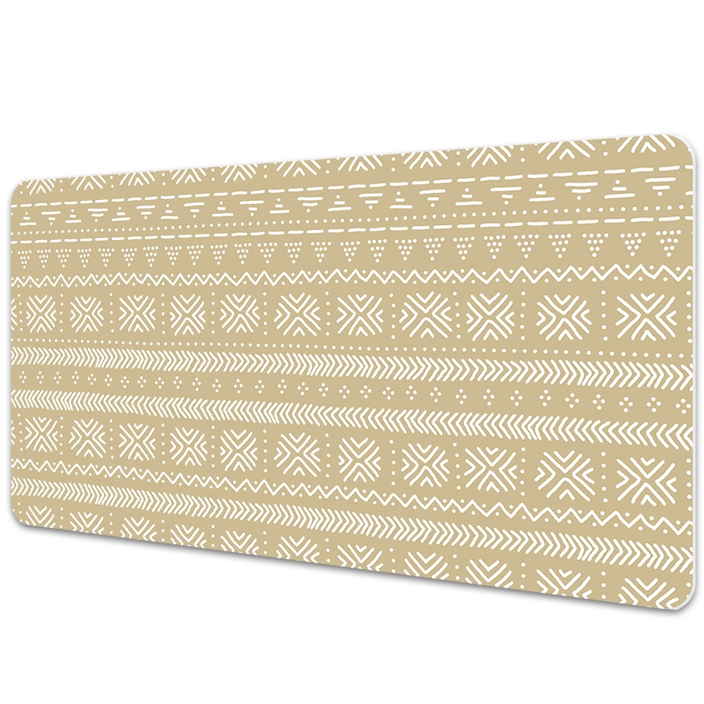 Duża podkładka ochronna na biurko Żółty kształt 120x60 cm