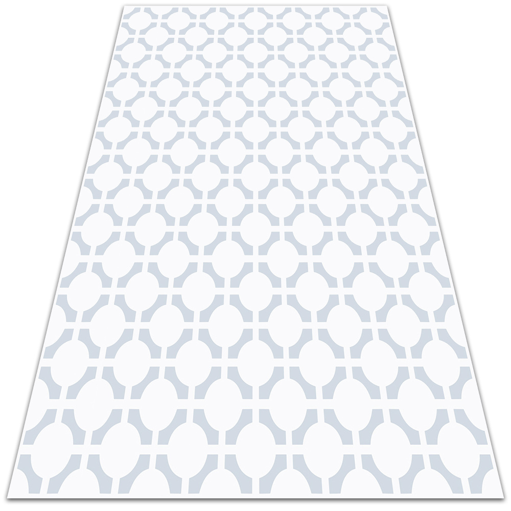 Dywan winylowy do domu Geometryczne koła 60x90 cm