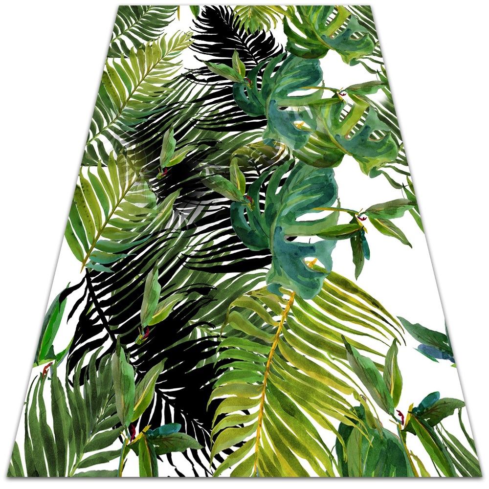 Modny winylowy dywan Palmowe liście 100x150 cm