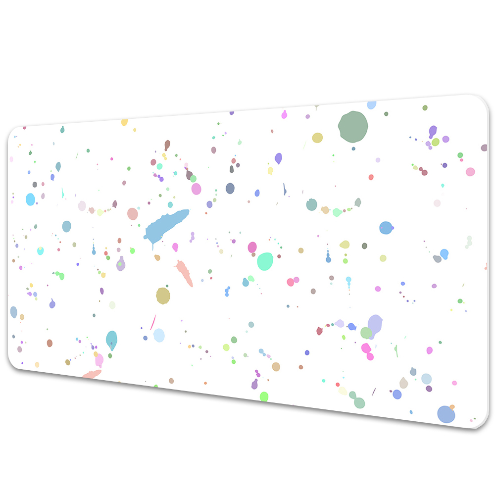 Duża podkładka na biurko dla dzieci Plama Farby 120x60 cm