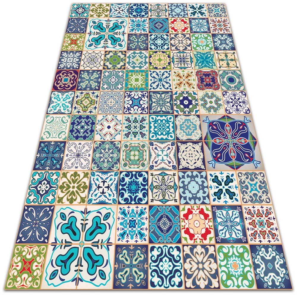 Modny uniwersalny dywan winylowy Portugalski wzór 80x120 cm