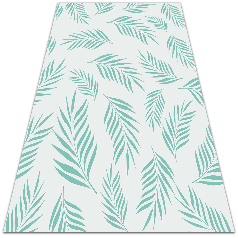 Modny uniwersalny dywan winylowy Hawajskie liście 150x225 cm