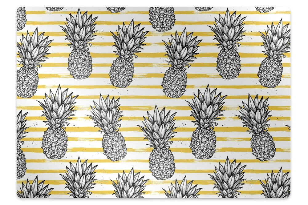 Podkładka pod krzesło obrotowe Ananas 100x70 cm