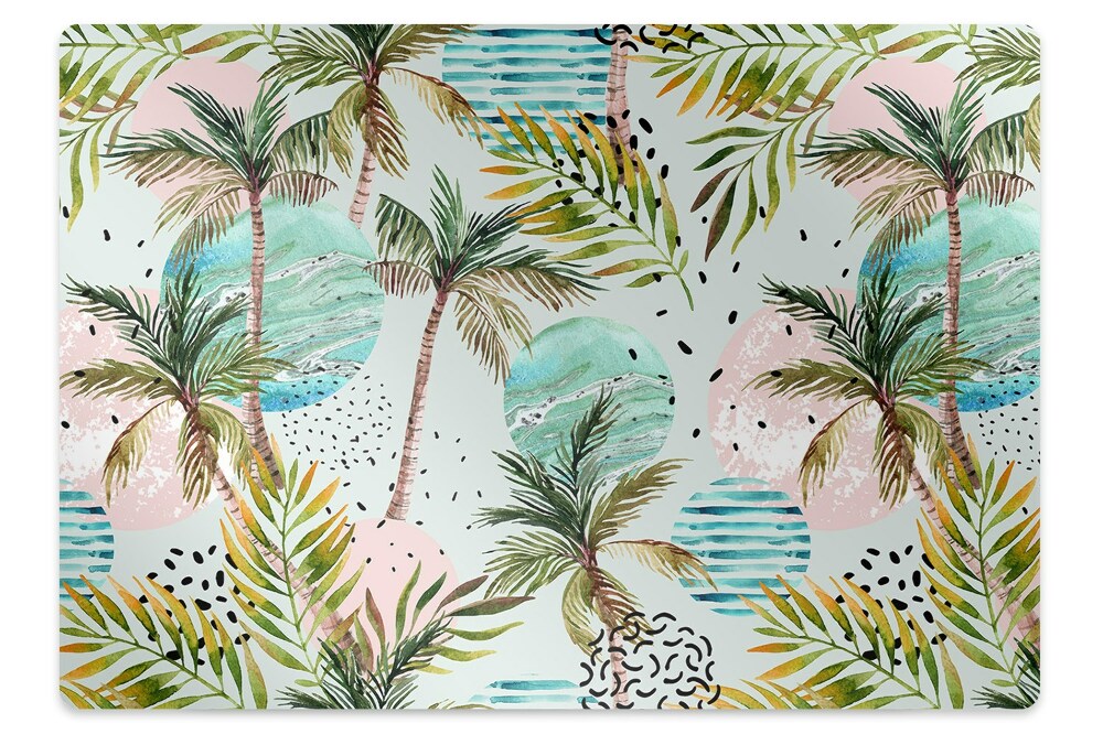 Podkładka pod krzesło Hawaje palmy 100x70 cm