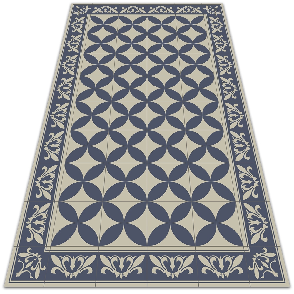 Nowoczesny dywan na balkon wzór Wzór Azulejos 80x120 cm