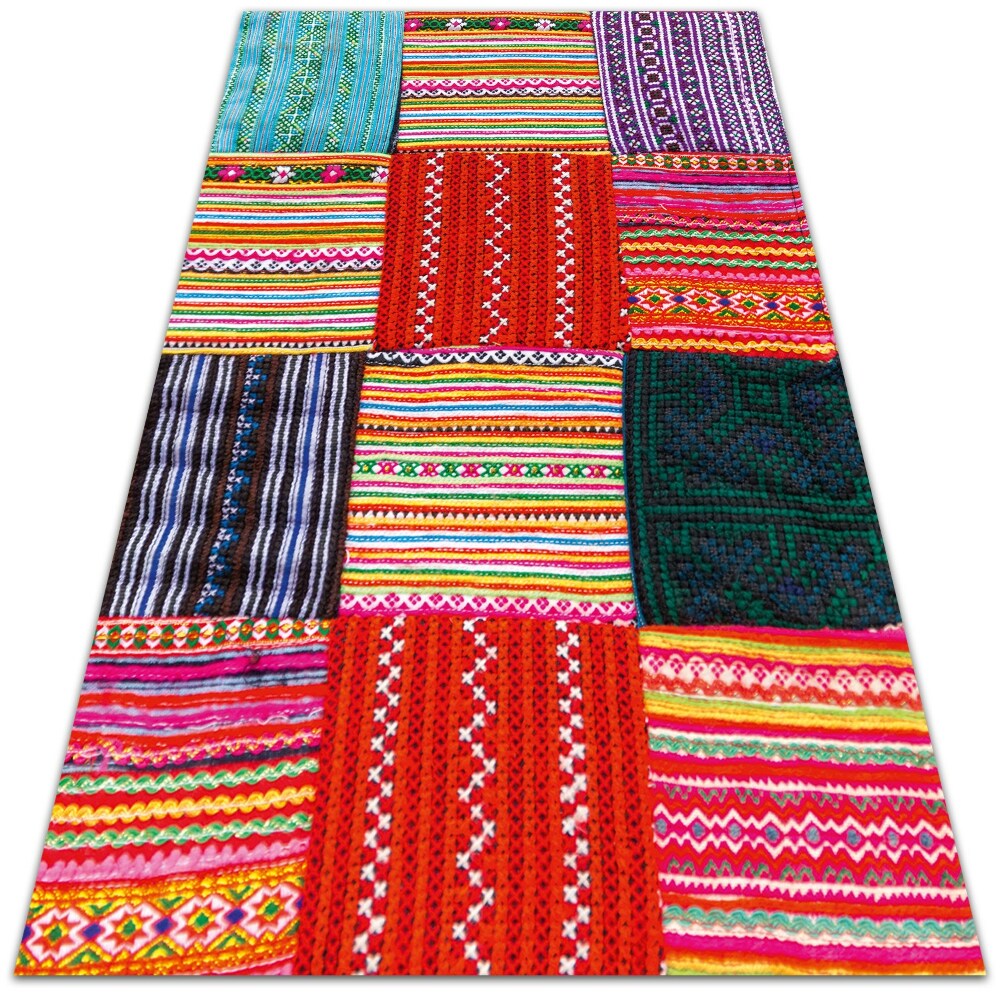Dywan winylowy do domu Turecki patchwork 60x90 cm