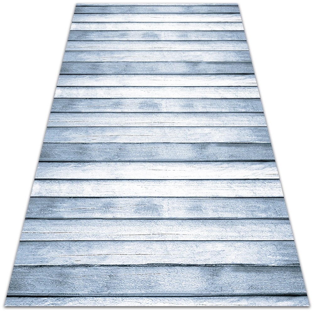 Nowoczesny dywan na balkon wzór Srebrne deski 120x180 cm