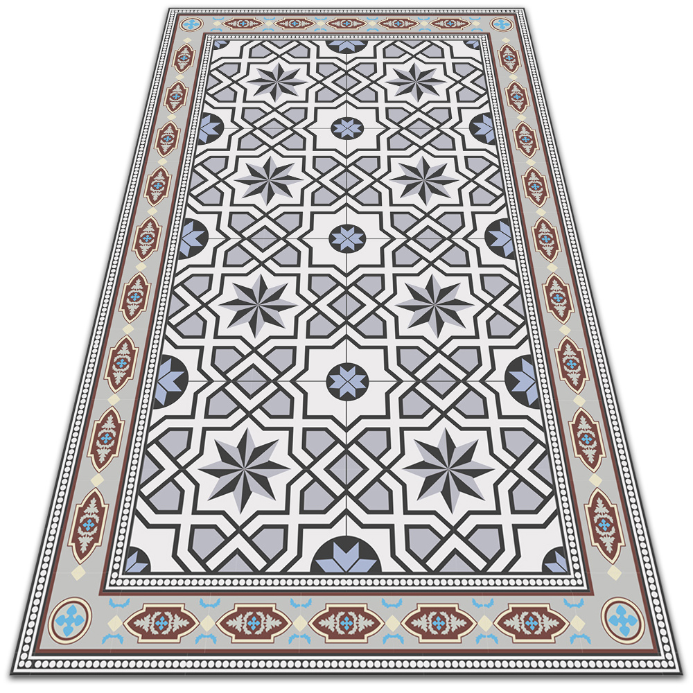Modny dywan winylowy Geometryczne gwiazdy 80x120 cm