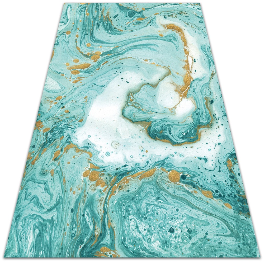 Modny winylowy dywan Marmurowe fale 80x120 cm