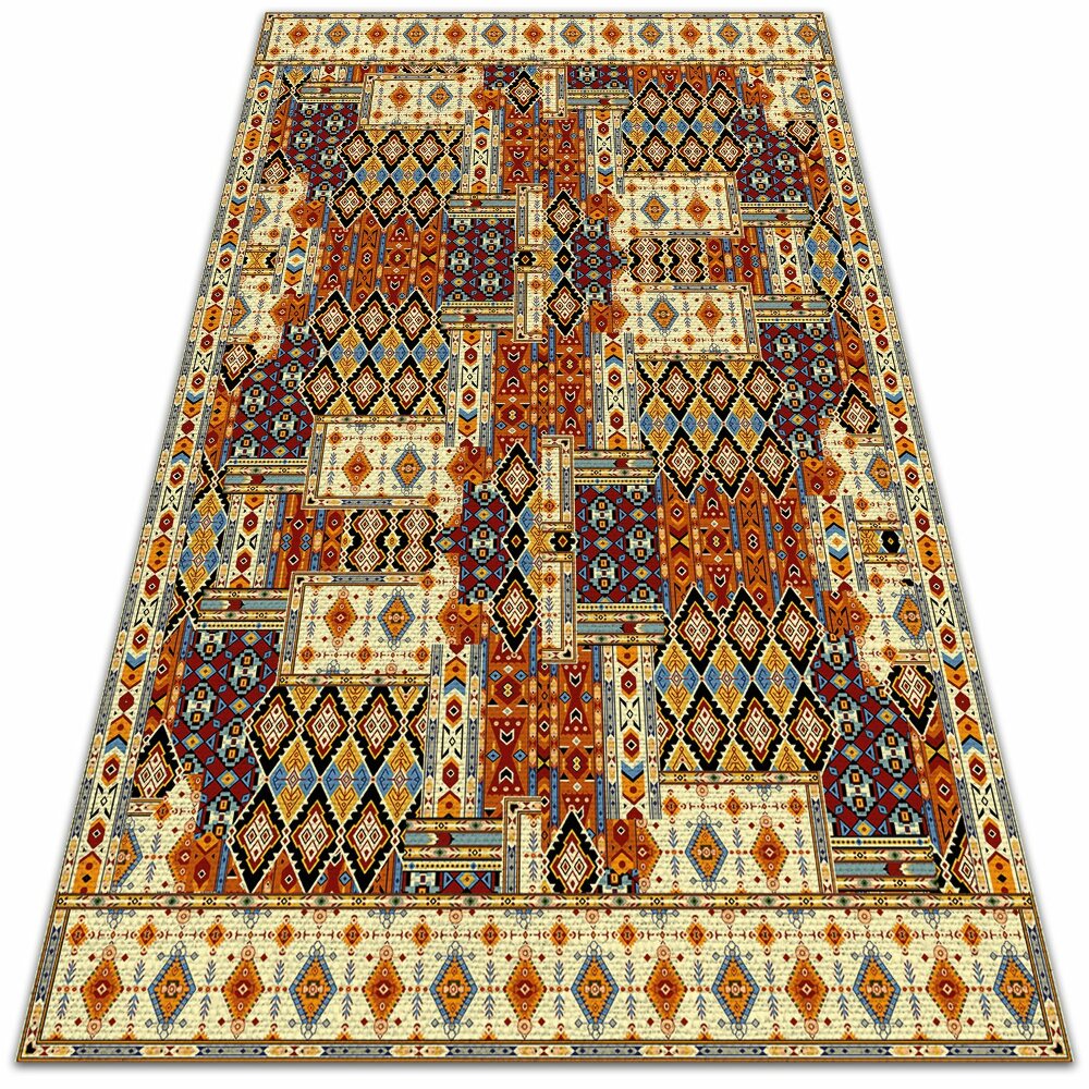 Winylowy dywan Geometryczny patchwork 120x180 cm