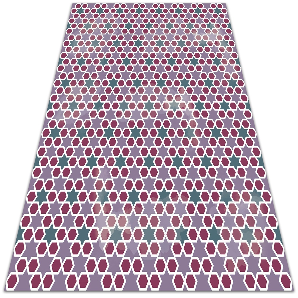Dywan winylowy Geometryczne gwiazdki 140x210 cm
