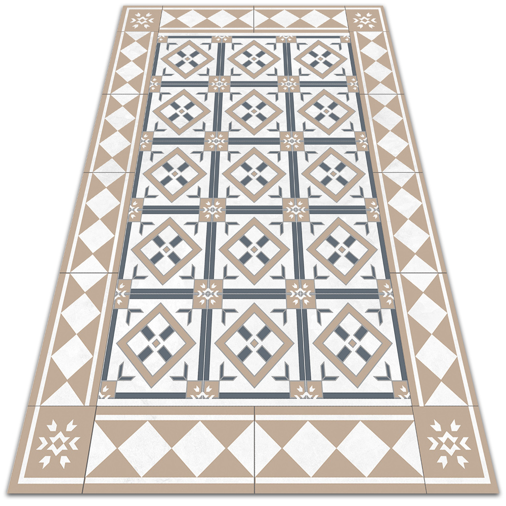Modny winylowy dywan Kostka w romby 120x180 cm