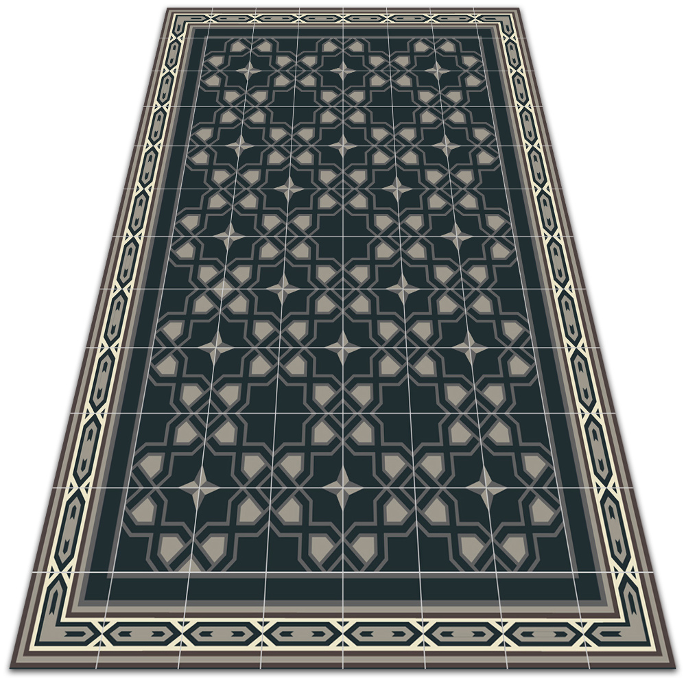 Modny dywan winylowy Gwiazdy geometryczne 80x120 cm